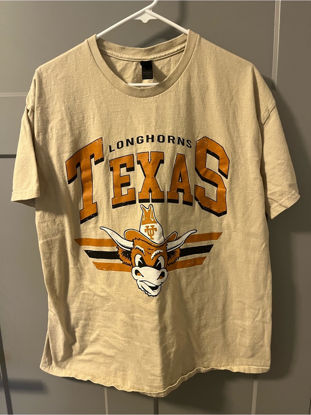Gear For Sports Texas Longhorns Graphic Tee in Tan and Orange